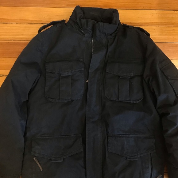 Black military coat - Picture 3 of 6